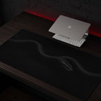 Tapis Serpent Dark Core MouseMatX sur un bureau gaming sombre